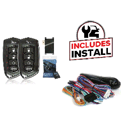 Remote Starter/Keyless Entry with Universal Flashable Databus Module + Install Package