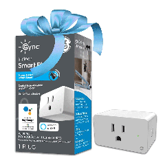 GE Cync Smart Plug, Indoor Bluetooth and Wi-Fi Outlet