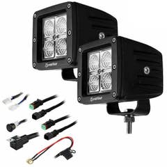 Heise 3" 12 Watt 4-LED Cube Lights - 2 Pack