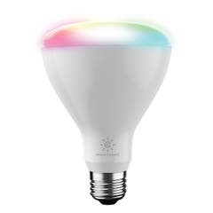 GE Cync 65-Watt EQ LED BR30 Multicolor Dimmable Smart LED Light Bulb