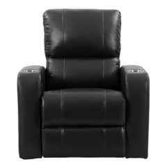 CorLiving Tucson Home Theater Single Power Recliner with Stainless Steel Cup Holders - Black