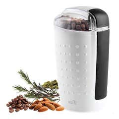 Hauz ACG326 3.5oz 100g Electric Grinder for Coffee Beans Nuts Herbs and Spices - White