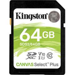 Kingston Canvas Select Plus Class 10 UHS-I SDXC Memory Card - 64 GB