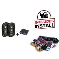 Code Alarm 1-Way Remote Starter with Two 1-Way 4-Button Remotes + Install Package